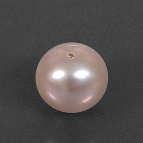 2.69 ct Pink Pearl Gemstone, Pearl Gem in Drilled Sphere Shape for Sale.