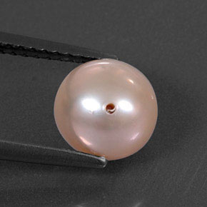 2.69 ct Pink Pearl Stone, Natural Pearl in Drilled Sphere Shape for Sale