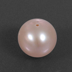 3.40 ct Pink Pearl Gemstone, Pearl Gem in Drilled Sphere Shape for Sale.