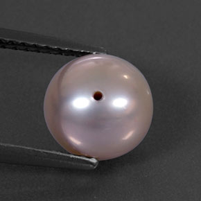 3.40 ct Pink Pearl Stone, Natural Pearl in Drilled Sphere Shape for Sale