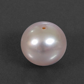 3.36 ct Pink Pearl Gemstone, Pearl Gem in Drilled Sphere Shape for Sale.