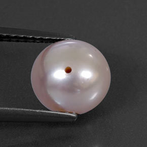 3.36 ct Pink Pearl Stone, Natural Pearl in Drilled Sphere Shape for Sale