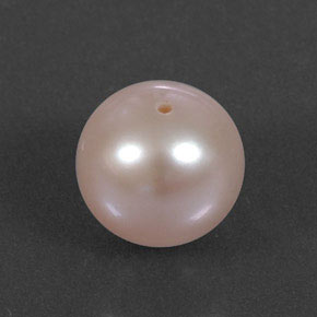 3.16 ct Pink Pearl Gemstone, Pearl Gem in Drilled Sphere Shape for Sale.
