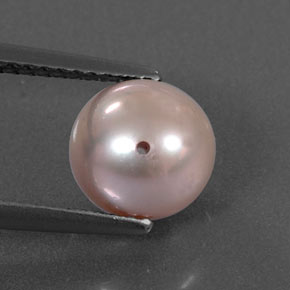 3.07 ct Pink Pearl Gemstone, Pearl Gem in Drilled Sphere Shape for Sale.