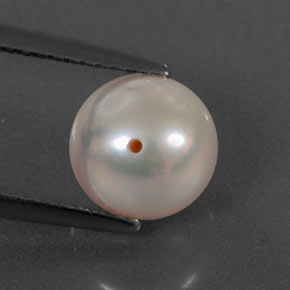 3.22 ct Pink Pearl Gemstone, Pearl Gem in Drilled Sphere Shape for Sale.