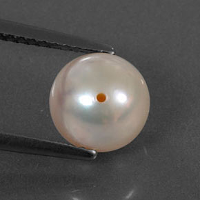 3.10 ct Pink Pearl Gemstone, Pearl Gem in Drilled Sphere Shape for Sale.