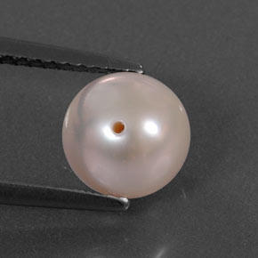 2.92 ct Pink Pearl Gemstone, Pearl Gem in Drilled Sphere Shape for Sale.