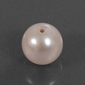 2.92 ct Pink Pearl Stone, Natural Pearl in Drilled Sphere Shape for Sale
