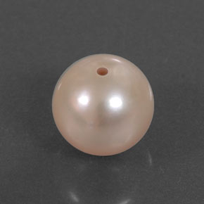 2.94 ct Pink Pearl Stone, Natural Pearl in Drilled Sphere Shape for Sale