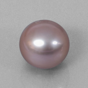 3.50 ct Blue Pearl Gemstone, Pearl Gem in Drilled Sphere Shape for Sale.
