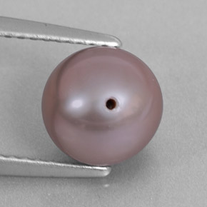 3.50 ct Blue Pearl Stone, Natural Pearl in Drilled Sphere Shape for Sale