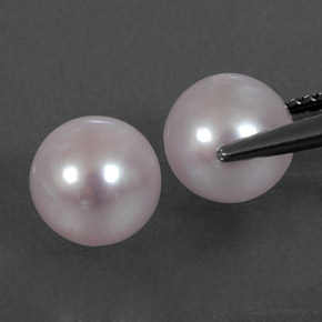 5.29 ct Pink Pearl Stone, Natural Pearl in Half-Drilled Sphere Shape for Sale
