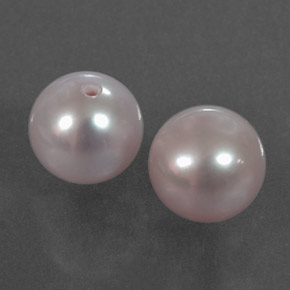 4.66 ct Pink Pearl Stone, Natural Pearl in Half-Drilled Sphere Shape for Sale