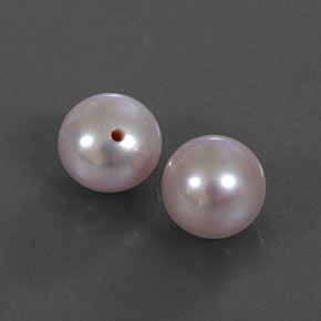 5.22 ct Blue Pearl Stone, Natural Pearl in Half-Drilled Sphere Shape for Sale