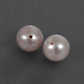 4.92 ct Pink Pearl Stone, Natural Pearl in Half-Drilled Sphere Shape for Sale