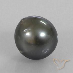 11.36 ct Gray Pearl Stone, Natural Pearl in Baroque Shape for Sale