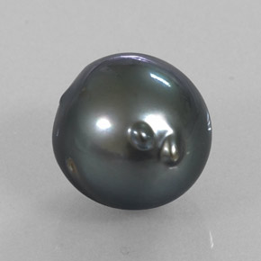 12.32 ct Gray Pearl Stone, Natural Pearl in Baroque Shape for Sale