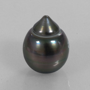 13.07 ct Gray Pearl Gemstone, Pearl Gem in Baroque Shape for Sale.