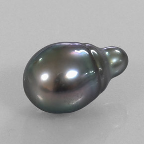 13.21 ct Gray Pearl Stone, Natural Pearl in Baroque Shape for Sale