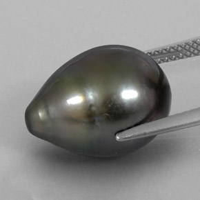Pearl Gemstone in 16 x 12 mm (calibrated) Size for Sale, Pearl Stone in Silver Color