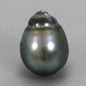 10.38 ct Gray Pearl Gemstone, Pearl Gem in Baroque Shape for Sale.
