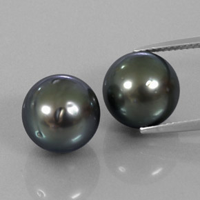 18.28 ct Silver Pearl Gemstone, Pearl Gem in Spherical Shape for Sale.