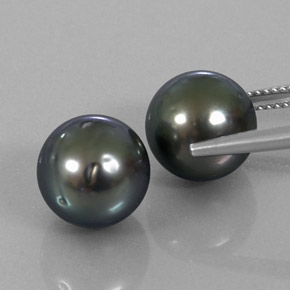 Pearl Gemstone in 10.8 mm Size for Sale, Pearl Stone in Silver Color