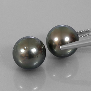 Pearl Gemstone in 10.2 mm Size for Sale, Pearl Stone in Silver Color