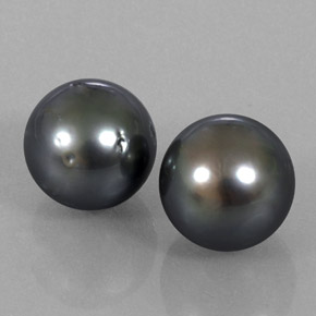 16.51 ctw Gray Pearl Stones, Natural Pearl in Spherical Shape for Sale