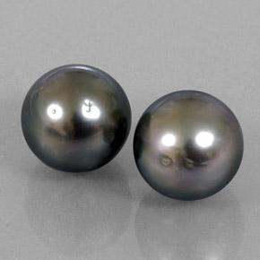 16.59 ctw Gray Pearl Stones, Natural Pearl in Spherical Shape for Sale