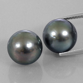 Dark Gray Pearl Gem - 8.3ct Spherical (ID: 334270)