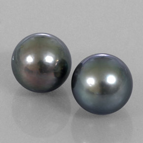 16.65 ctw Gray Pearl Stones, Natural Pearl in Spherical Shape for Sale