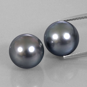 15.15 ct Silver Pearl Gemstone, Pearl Gem in Spherical Shape for Sale.