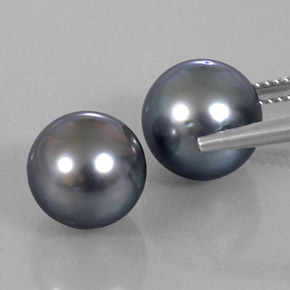 Pearl Gemstone in 10.1 mm Size for Sale, Pearl Stone in Silver Color