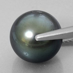Pearl Gemstone in 10.5 mm Size for Sale, Pearl Stone in Silver Color