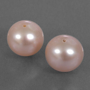 6.27 ctw Pink Pearl Stones, Natural Pearl in Drilled Sphere Shape for Sale