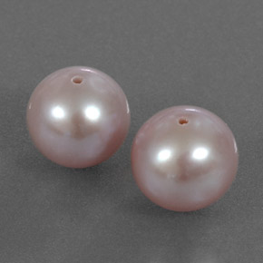 5.97 ct Pink Pearl Stone, Natural Pearl in Drilled Sphere Shape for Sale