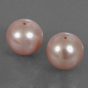 6.99 ct Pink Pearl Stone, Natural Pearl in Drilled Sphere Shape for Sale