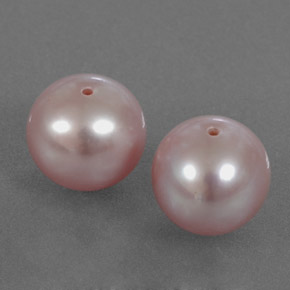 6.50 ctw Pink Pearl Stones, Natural Pearl in Drilled Sphere Shape for Sale