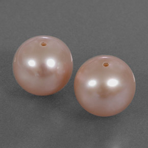 6.22 ct Pink Pearl Stone, Natural Pearl in Drilled Sphere Shape for Sale