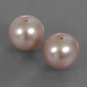 6.30 ctw Pink Pearl Stones, Natural Pearl in Drilled Sphere Shape for Sale