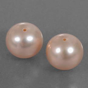 6.43 ct Pink Pearl Stone, Natural Pearl in Drilled Sphere Shape for Sale