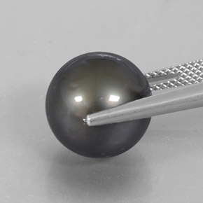 Pearl Gemstone in 12.2 mm Size for Sale, Pearl Stone in Silver Color
