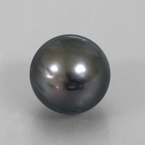 14.52 ct Gray Pearl Stone, Natural Pearl in Spherical Shape for Sale