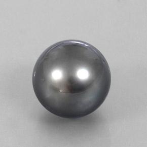 13.13 ct Gray Pearl Stone, Natural Pearl in Spherical Shape for Sale