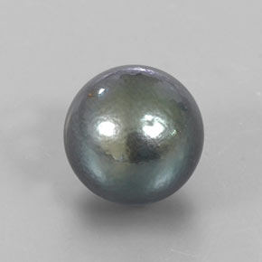 13.23 ct Gray Pearl Stone, Natural Pearl in Spherical Shape for Sale