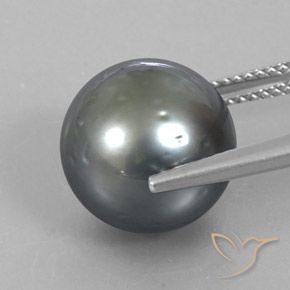 Pearl Gemstone in 12 mm (calibrated) Size for Sale, Pearl Stone in Silver Color