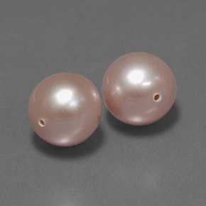 6.89 ctw Pink Pearl Stones, Natural Pearl in Drilled Sphere Shape for Sale