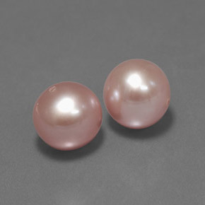 5.72 ctw Pink Pearl Stones, Natural Pearl in Drilled Sphere Shape for Sale