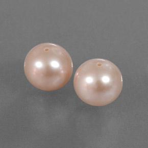 6.82 ct Pink Pearl Stone, Natural Pearl in Drilled Sphere Shape for Sale